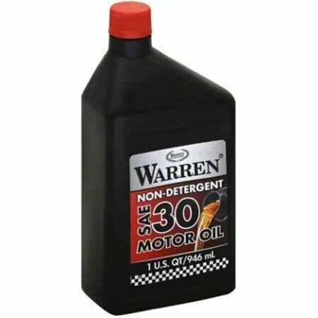 WARREN OIL MOTOR OIL 30WT QT WAR30LUB12PL